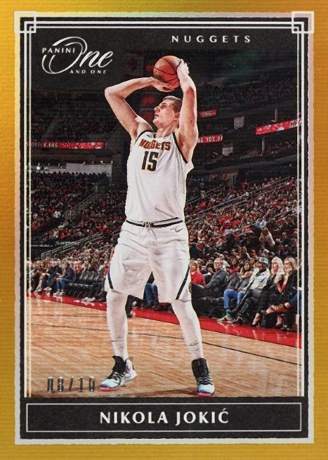 2019 Panini One and One Nikola Jokic #16 Basketball Card