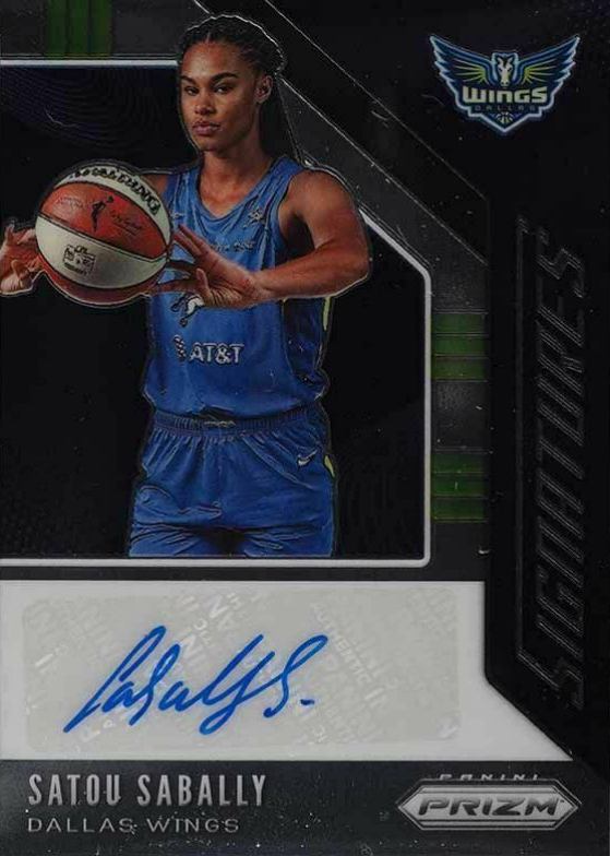 2020 Panini Prizm WNBA Signatures Satou Sabally #SGSSB Basketball Card