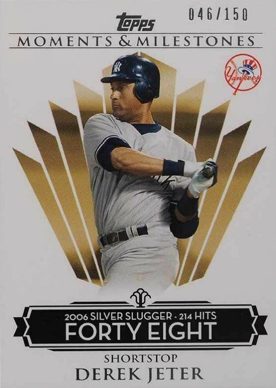 2008 Topps Moments & Milestones Derek Jeter #57 Baseball Card