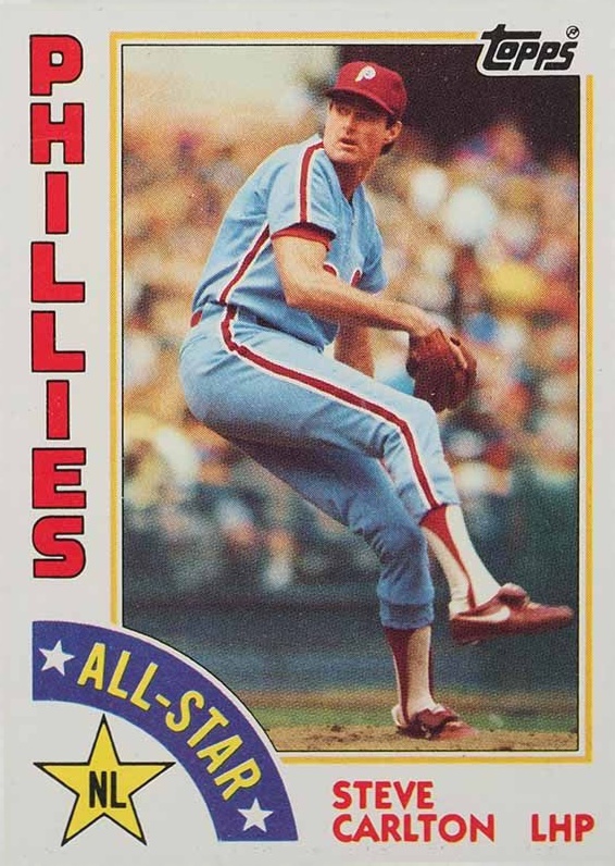 1984 Topps Steve Carlton #395 Baseball Card