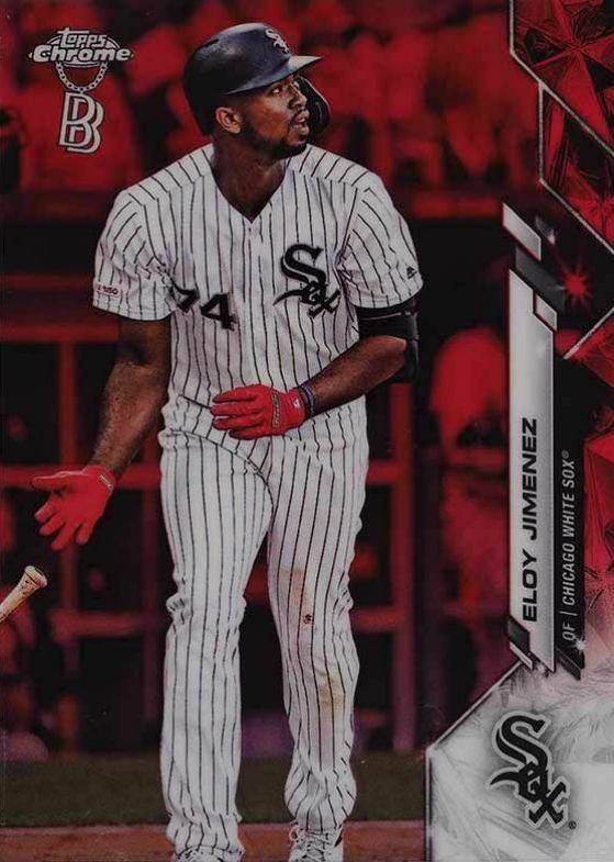 2020 Ben Baller Chrome Eloy Jimenez #134 Baseball Card