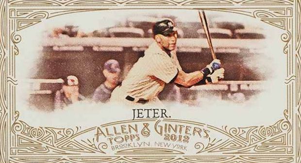 2012 Topps Allen & Ginter Derek Jeter #274 Baseball Card