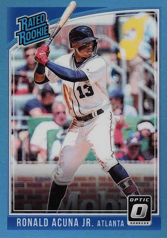 2018 Panini Donruss Optic Ronald Acuna Jr. #63 Baseball Card