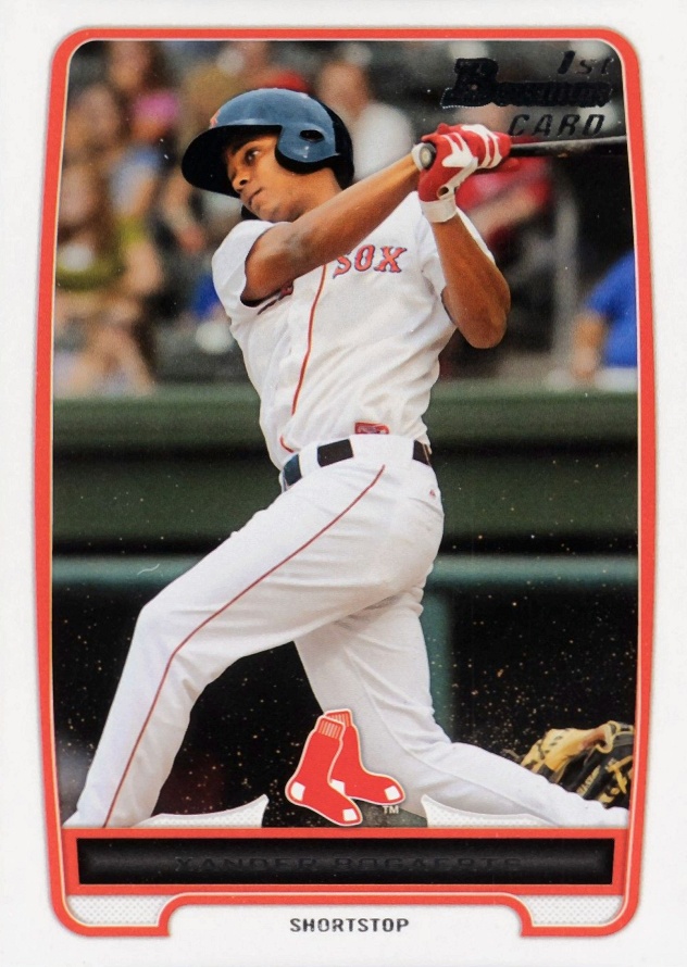 2012 Bowman Prospects Xander Bogaerts #BP105 Baseball Card