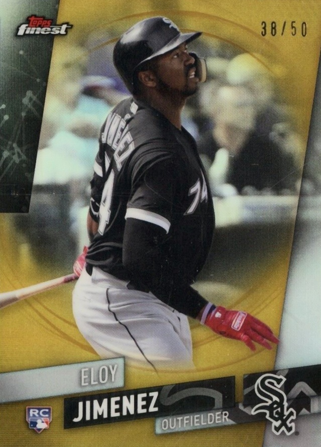 2019 Finest Eloy Jimenez #18 Baseball Card