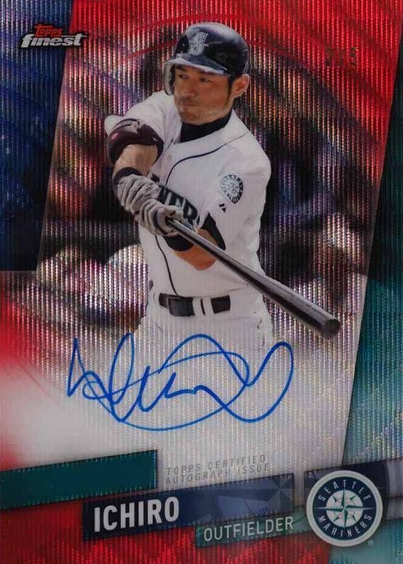 2019 Finest Autographs Ichiro #FA-I Baseball Card