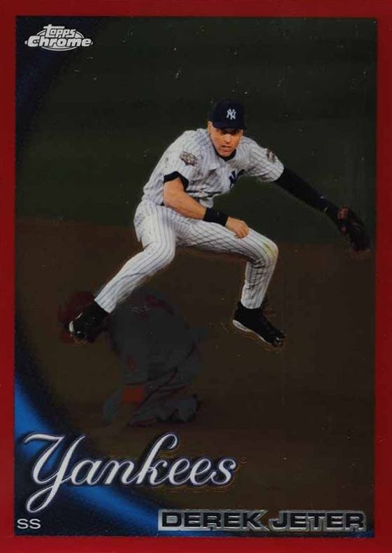 2010 Topps Chrome Derek Jeter #165 Baseball Card