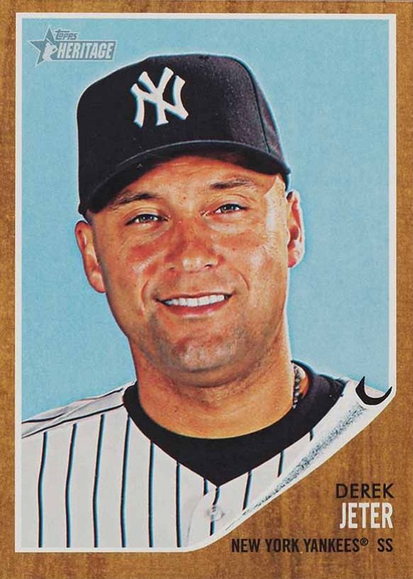 2011 Topps Heritage  Derek Jeter #200 Baseball Card