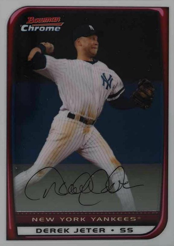 2008 Bowman Chrome Derek Jeter #181 Baseball Card