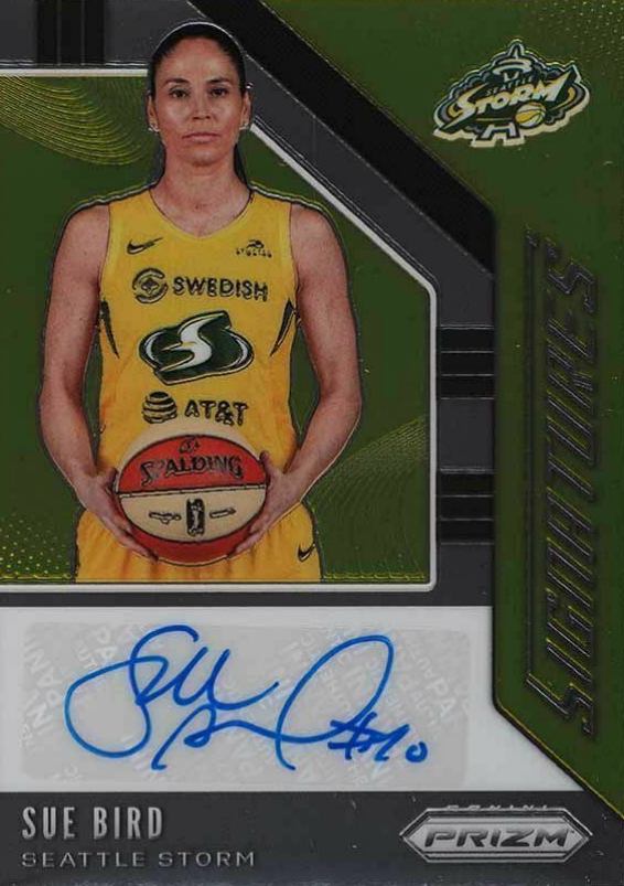 2020 Panini Prizm WNBA Signatures Sue Bird #SGSBD Basketball Card