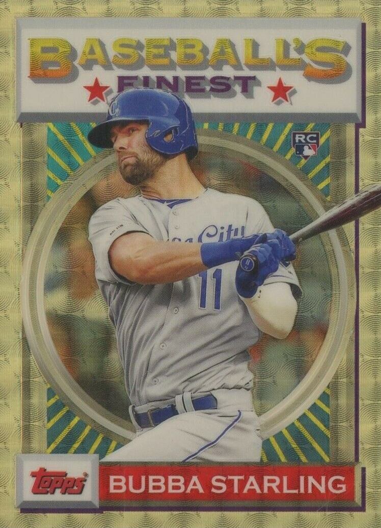 2020 Finest Flashbacks Bubba Starling #30 Baseball Card