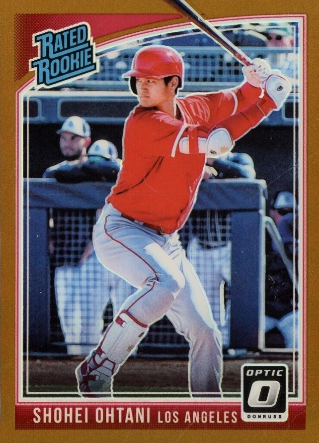 2018 Panini Donruss Optic Shohei Ohtani #56 Baseball Card