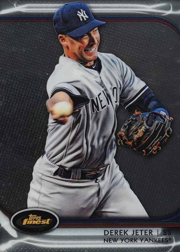 2012 Finest Derek Jeter #5 Baseball Card