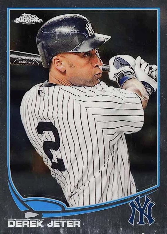 2013 Topps Chrome Derek Jeter #10 Baseball Card