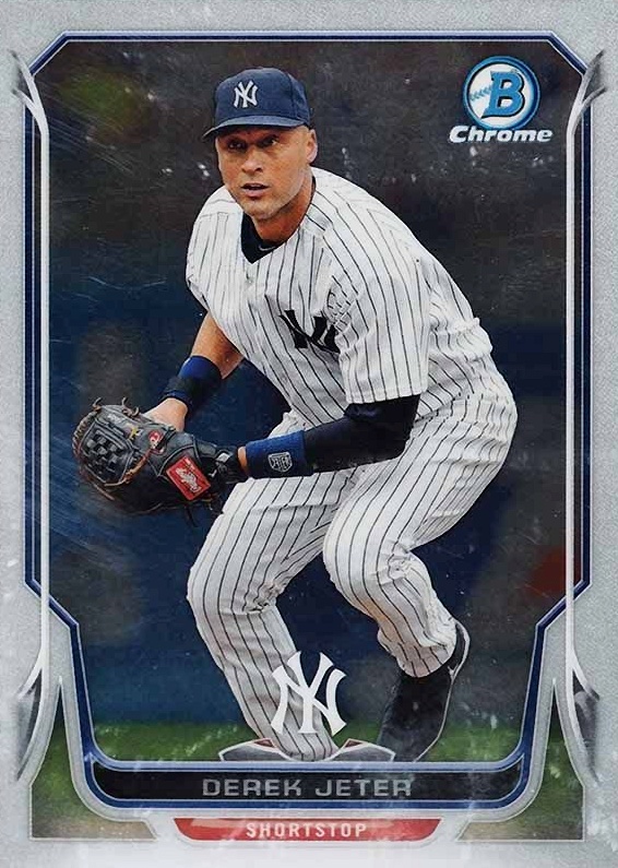 2014 Bowman Chrome Derek Jeter #89 Baseball Card