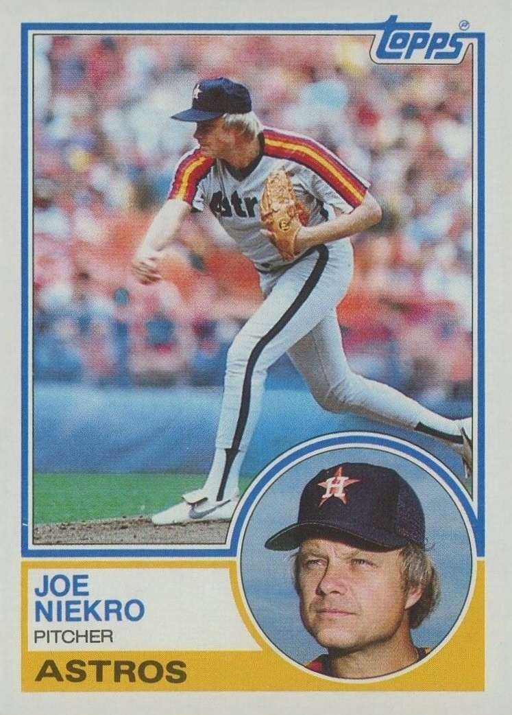 1983 Topps Joe Niekro #221 Baseball Card