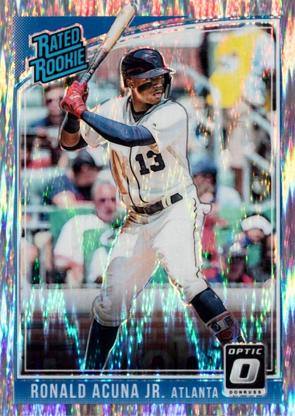 2018 Panini Donruss Optic Ronald Acuna Jr. #63 Baseball Card