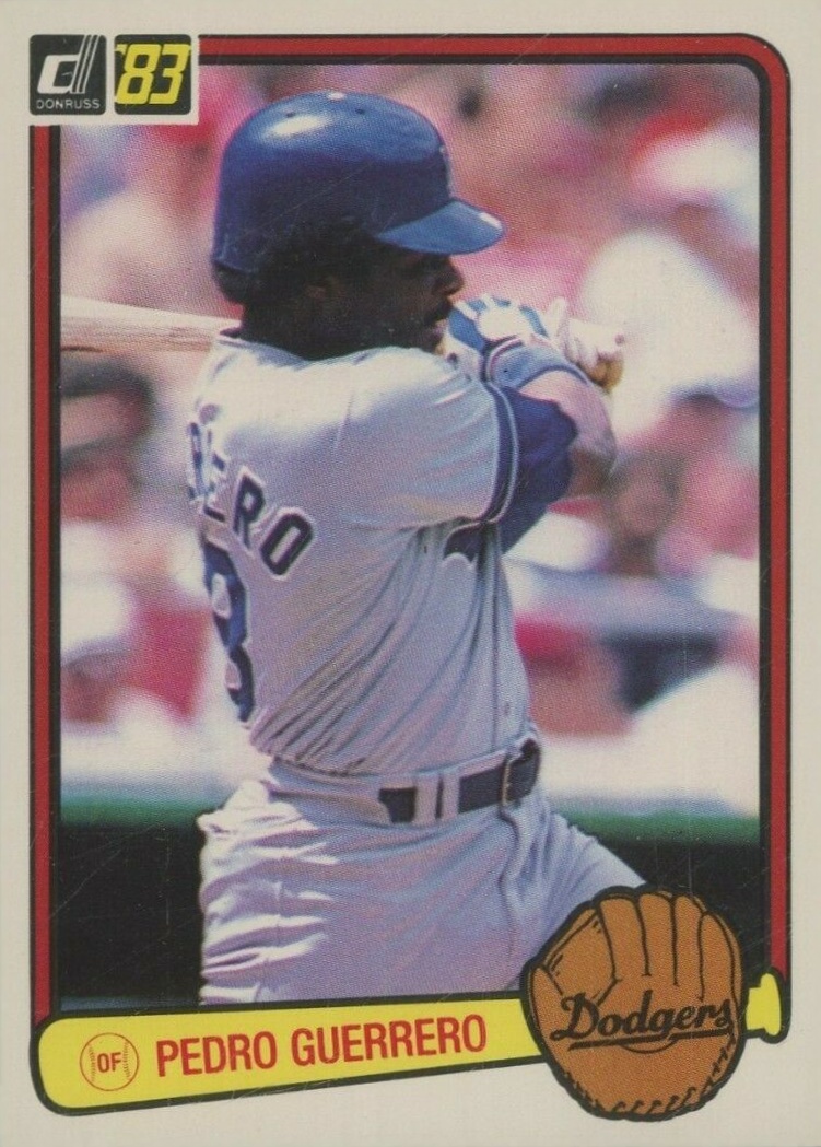 1983 Donruss Pedro Guerrero #110 Baseball Card