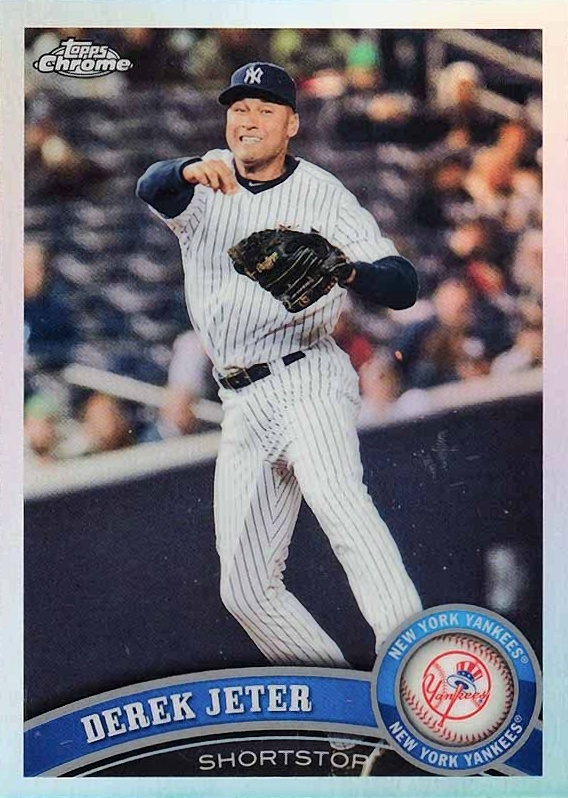 2011 Topps Chrome Derek Jeter #20 Baseball Card