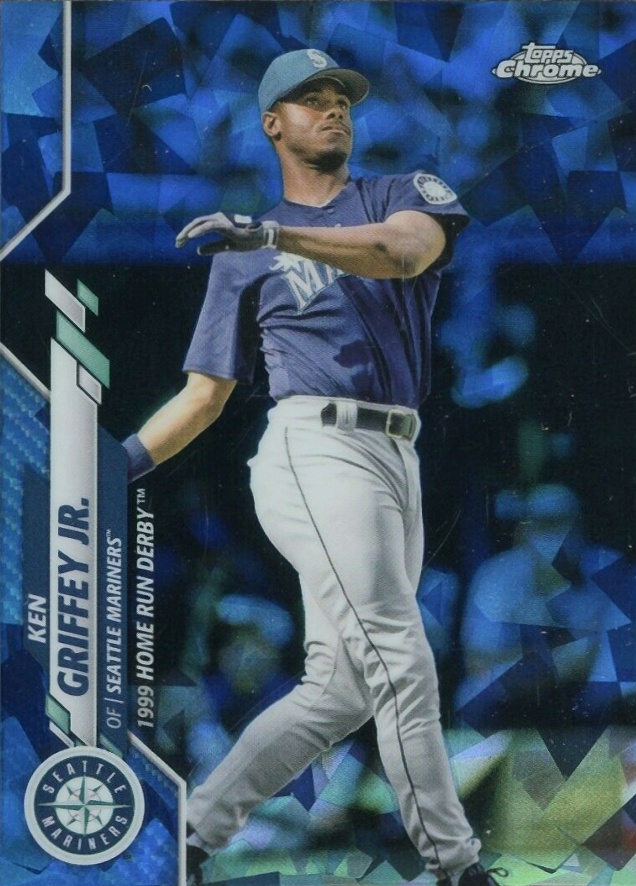 2020 Topps Chrome Update Sapphire Edition Ken Griffey Jr. #9 Baseball Card