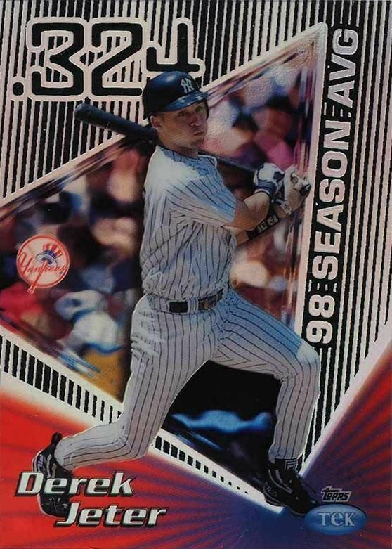 1999 Topps Tek Derek Jeter #24A Baseball Card