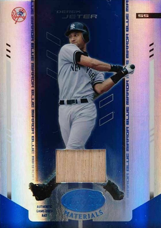 2004 Leaf Certified Materials Derek Jeter #51 Baseball Card