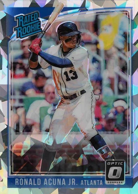 2018 Panini Donruss Optic Ronald Acuna Jr. #63 Baseball Card