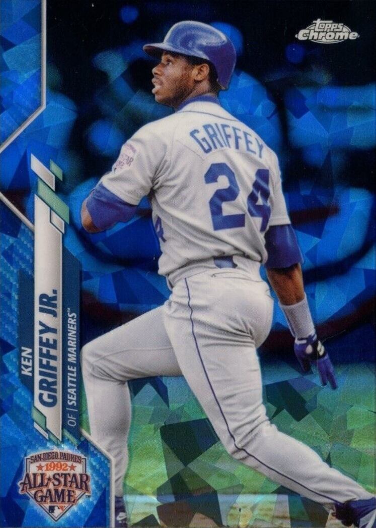 2020 Topps Chrome Update Sapphire Edition Ken Griffey Jr. #190 Baseball Card