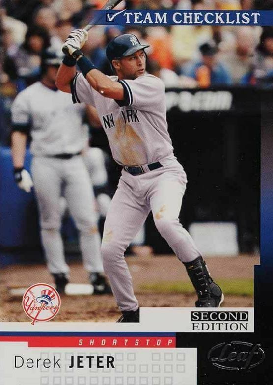 2004 Leaf Derek Jeter #280 Baseball Card