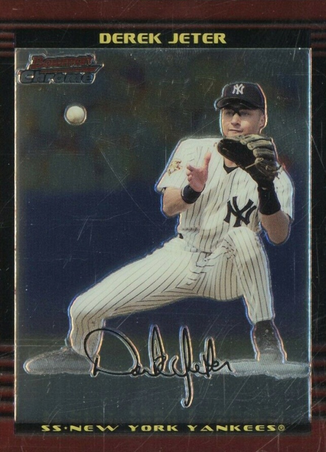 2002 Bowman Chrome Derek Jeter #2 Baseball Card