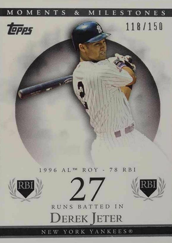 2007 Topps Moments & Milestones  Derek Jeter #82 Baseball Card