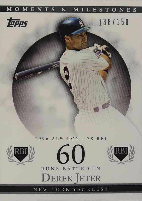 2007 Topps Moments & Milestones  Derek Jeter #82 Baseball Card