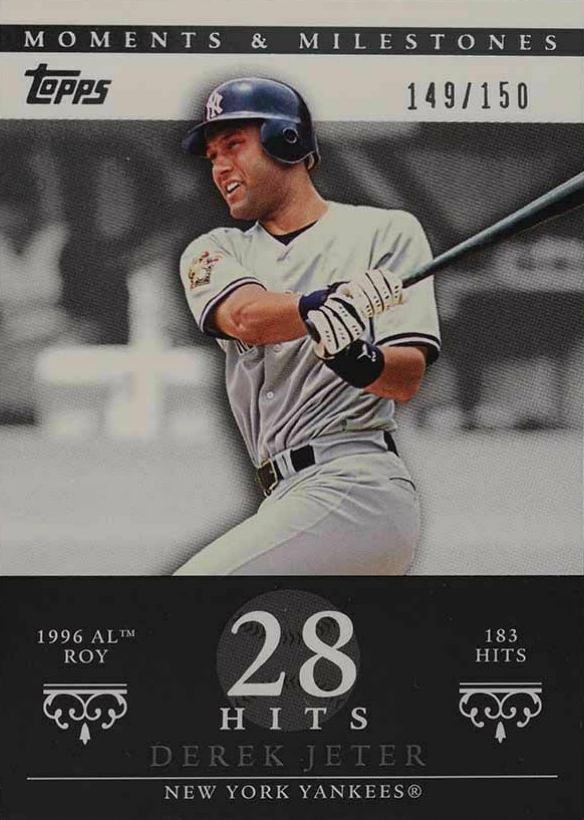 2007 Topps Moments & Milestones  Derek Jeter #83 Baseball Card