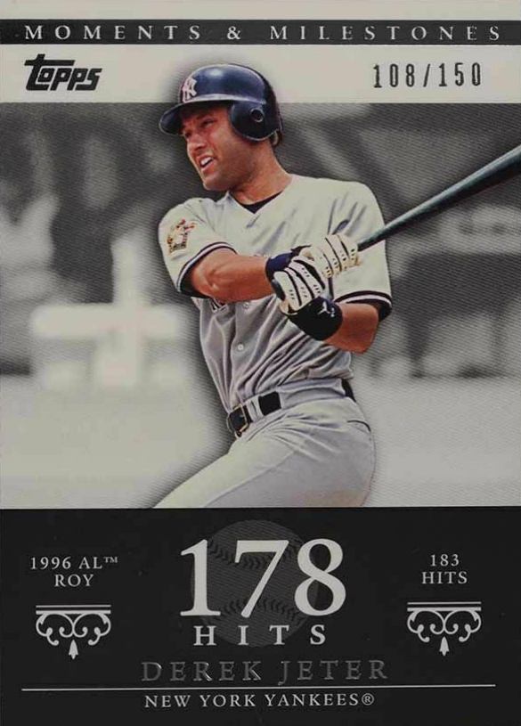 2007 Topps Moments & Milestones  Derek Jeter #83 Baseball Card