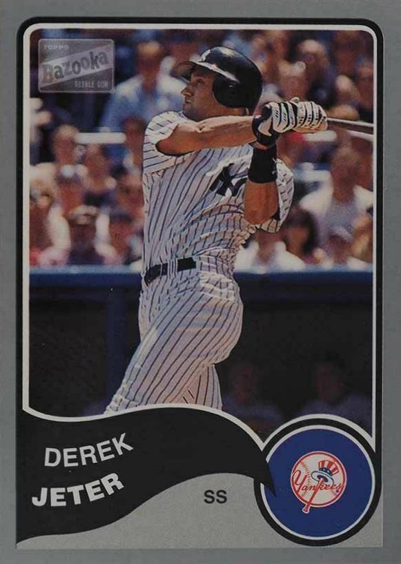 2003 Bazooka Derek Jeter #252 Baseball Card