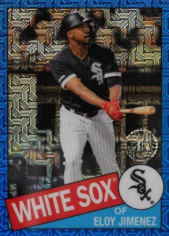 2020 Topps Silver Pack 1985 Chrome Promo Eloy Jimenez #10 Baseball Card