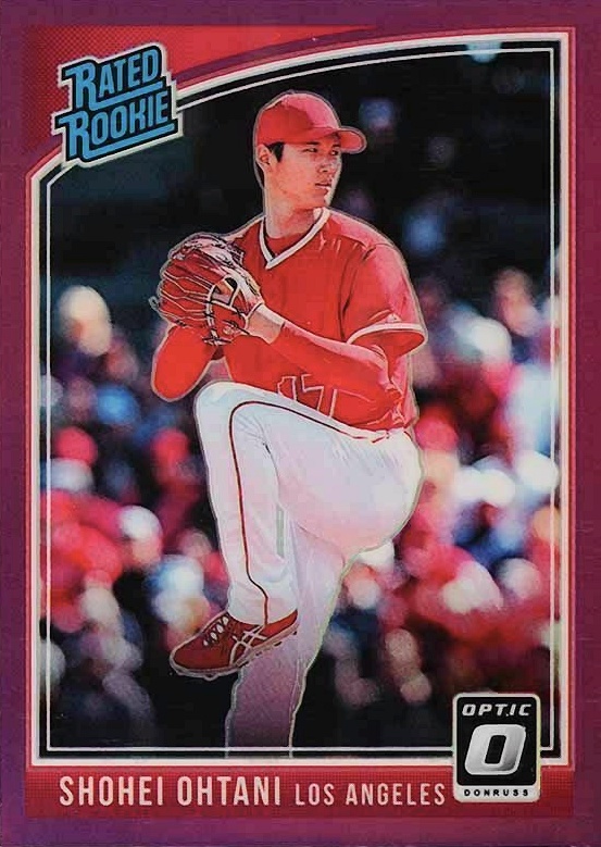 2018 Panini Donruss Optic Shohei Ohtani #176 Baseball Card