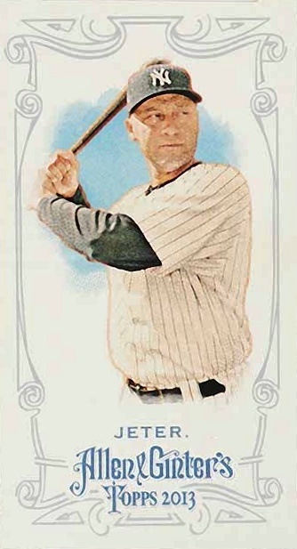 2013 Topps Allen & Ginter Derek Jeter # Baseball Card