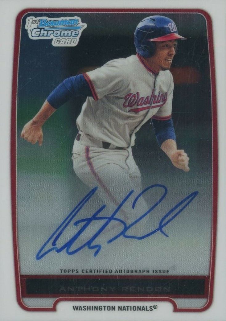 2012 Bowman Prospects Anthony Rendon #BCP88 Baseball Card