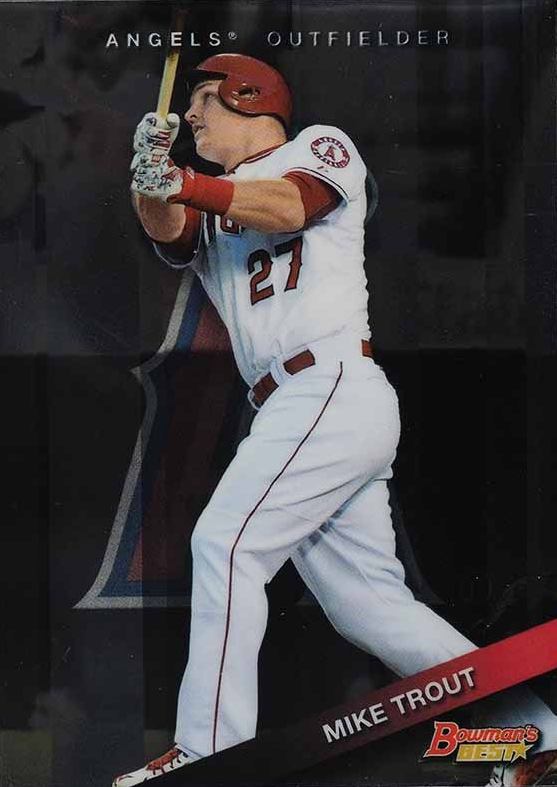 2015 Bowman's Best  Mike Trout #1 Baseball Card