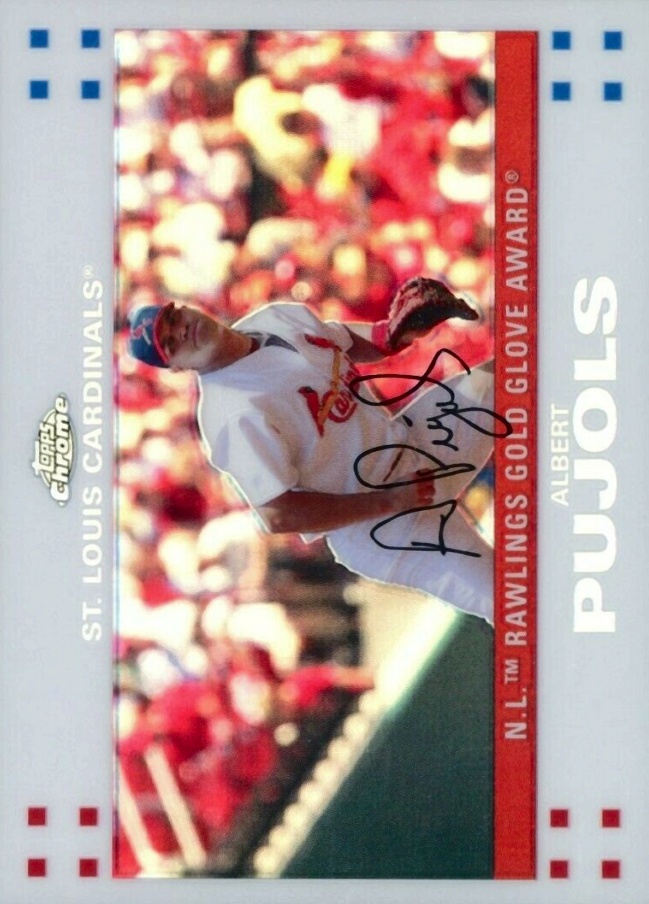 2007 Topps Chrome Albert Pujols #265 Baseball Card