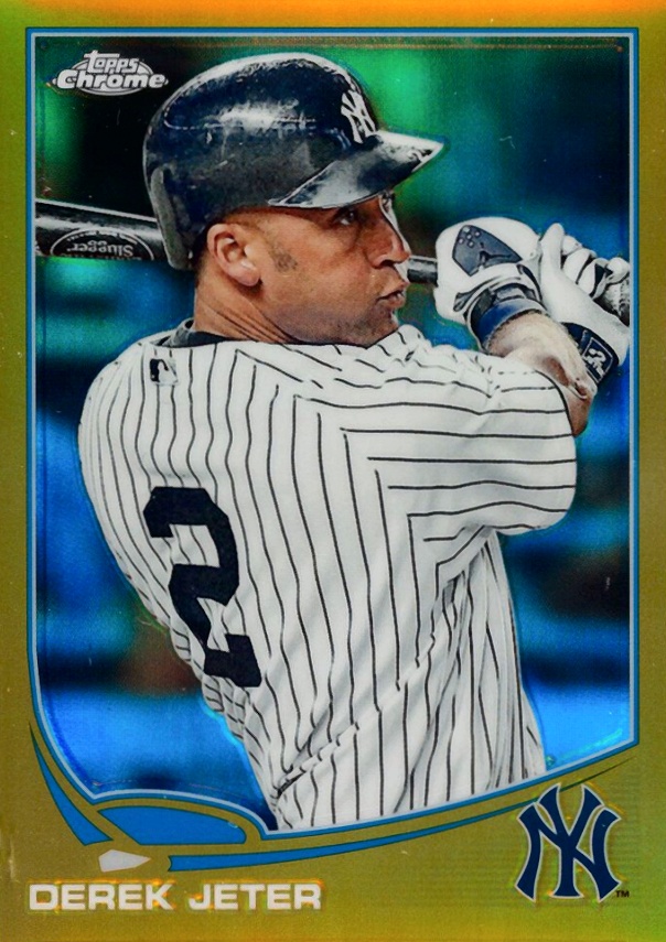 2013 Topps Chrome Derek Jeter #10 Baseball Card