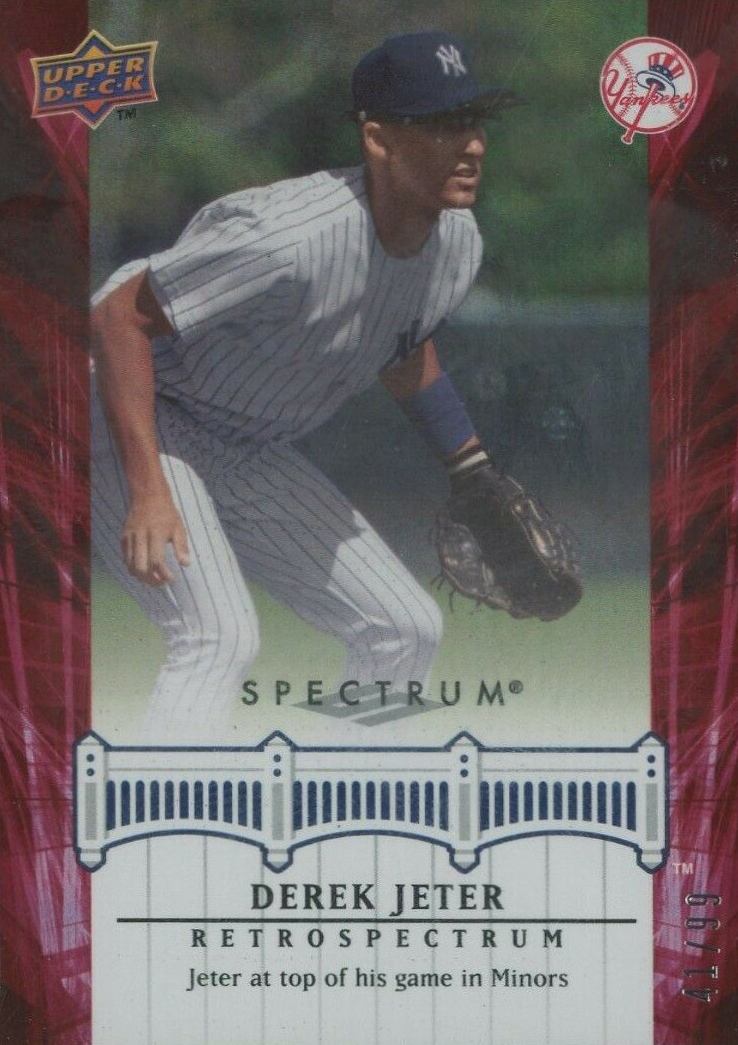 2008 Upper Deck Spectrum Jeter Retrospectrum Derek Jeter #DJ6 Baseball Card