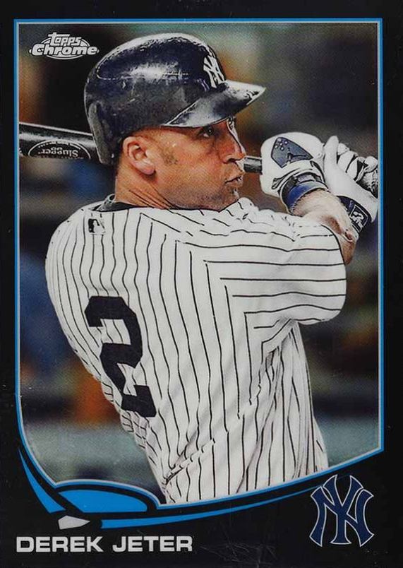 2013 Topps Chrome Derek Jeter #10 Baseball Card