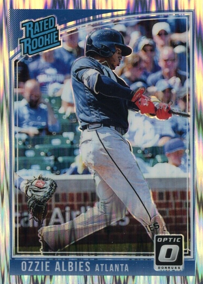 2018 Panini Donruss Optic Ozzie Albies #36 Baseball Card