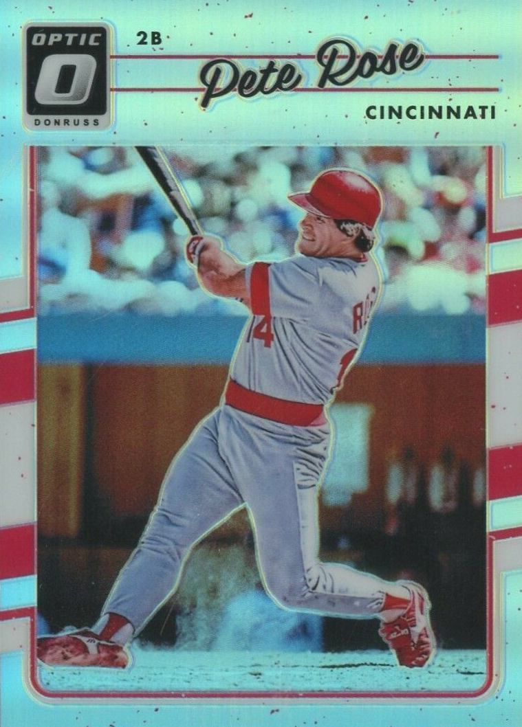 2017 Panini Donruss Optic Pete Rose #162 Baseball Card