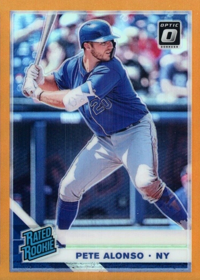 2019 Panini Donruss Optic Pete Alonso #82 Baseball Card