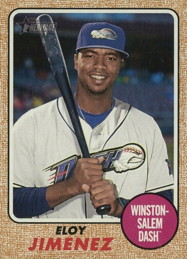 2017 Topps Heritage Minor League Eloy Jimenez #125 Baseball Card