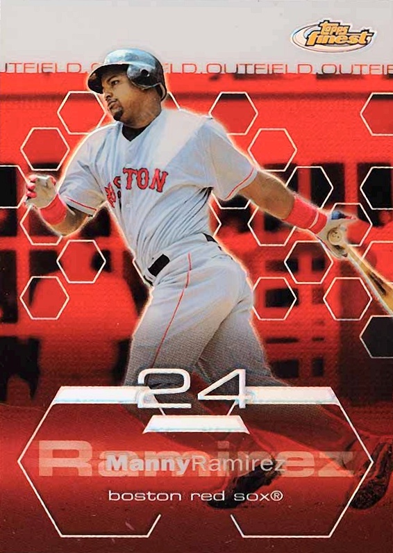 2003 Finest  Manny Ramirez #63 Baseball Card