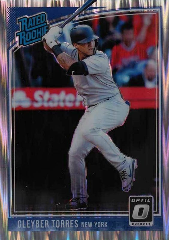 2018 Panini Donruss Optic Gleyber Torres #65 Baseball Card